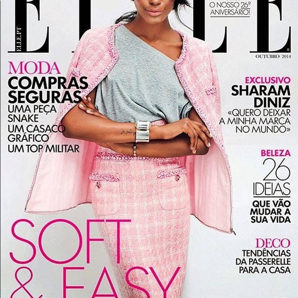 Chanel pink houndstooth wool skirt suit from Supermarket collection - Picture 13 of 13